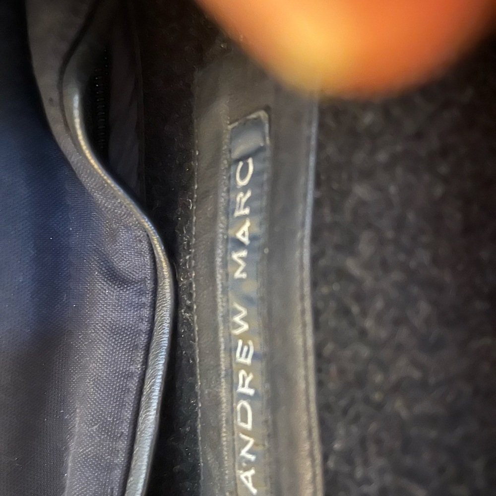 Andrew Marc Charcoal Wool Jacket